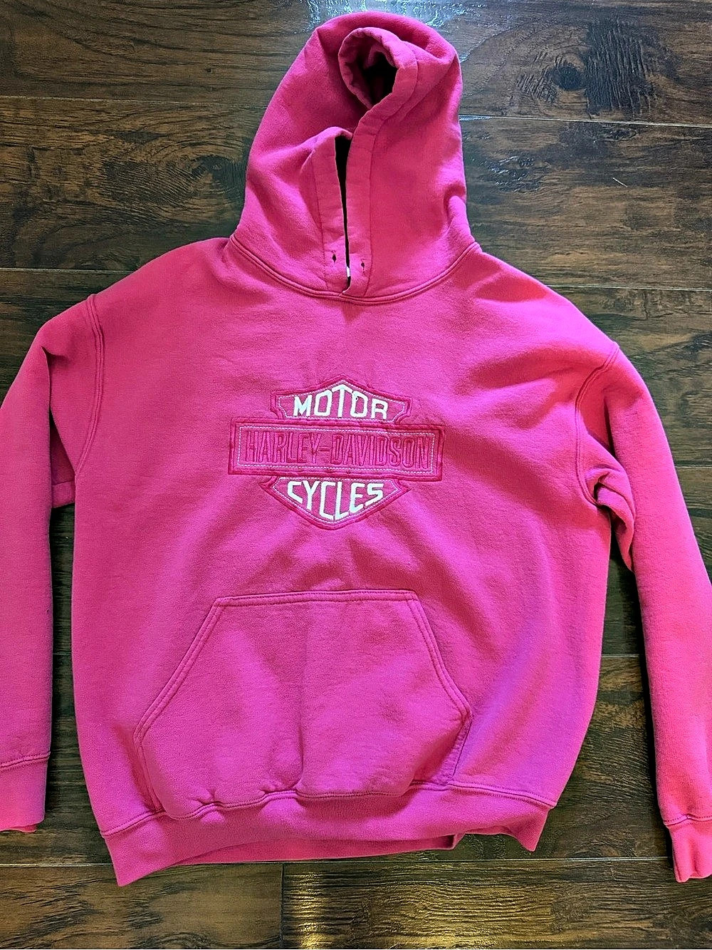 Harley-Davidson Graphic Hoodie in Pink Size Medium